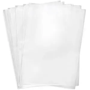 Shrink Wrap Bags,100 Pcs 14x20 Inches Clear PVC Heat Shrink Wrap for Packagaing Gift Basket,Shoes,Jars and Homemade DIY Projects