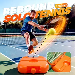 Portable Tennis Rebounder Trainer | Solo Practice Kit for Backyard & Home | Tennis Training Tool for Beginners & Adults