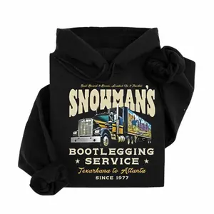 Snowman's Bootlegging Service Hoodie- Smokey & The Bandit Hoodie, Unisex Hoodie