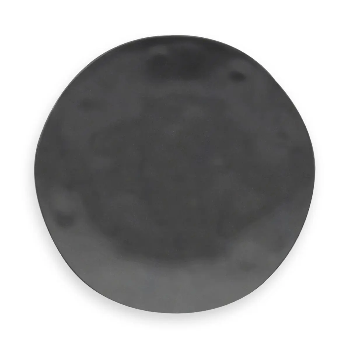 TarHong TT20743872 10.5 in. Shatterproof BPA-Free Black Bamboo Aesthetic Melamine Round Dinner Plates, Set of 6 - Planta, Majority Plant-Based Casual Indoor Tabletop Dinnerware