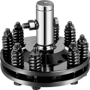 【FathersDayGift】VEVOR Slip Clutch, 1 3/8\" PTO Slip Clutch, Smooth Round Ends PTO Friction Clutch, Carburized Steel Tractor Slip Clutch, Adjustable Rotary Cutter Slip Clutch, Black Brush Hog Slip Clutch for PTO Shaft