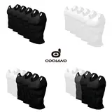Odoland Sports Men's 5-Pack Compression Tank Top Seamless Base Layer Athletic Undershirt