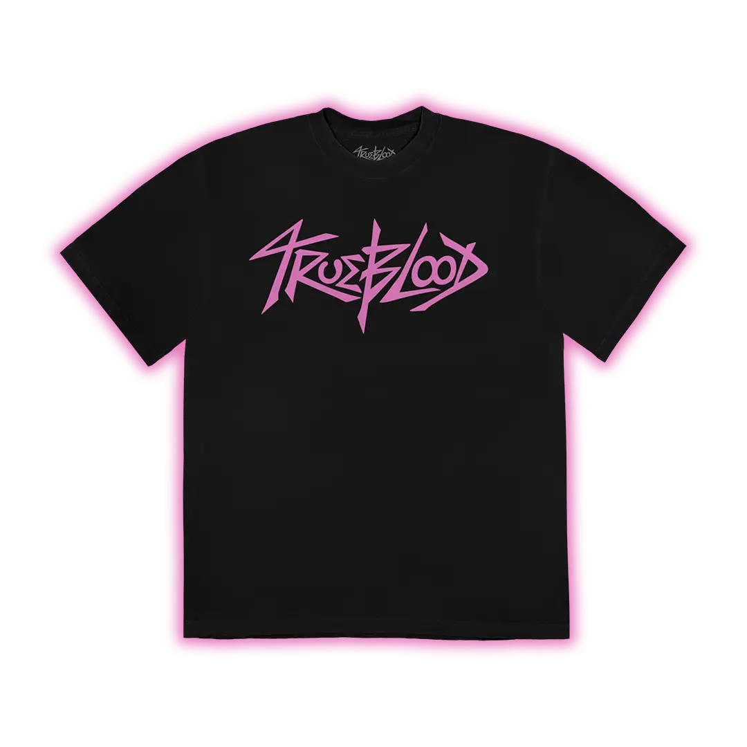 TRUEBLOOD TEE (BLACK/PINK)