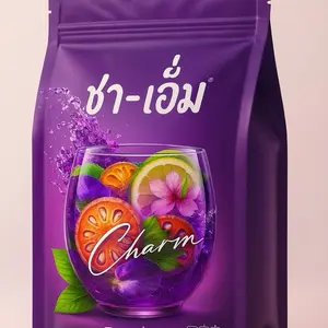 Cha-M - Herbal Tea - 100% Natural -150g Loose Leaves Tea with dried jujube , butterfly pea tea and oolong tea , dry mixed herbal tea