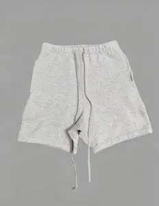 2022 New fashion Sweatshort Light Gray Color Menswear Unisex Oversized Heavyweight Design Athletic Perfect for Casual Outings