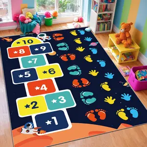 Cartoon Pattern Area Rug, 1 Count Non-slip Soft Floor Mat, Rectangle Decorative Carpet, Home Decor Rugs for Living Room Bedroom Nursery, Home Decor