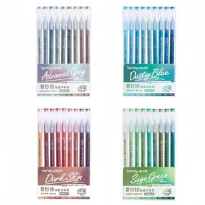 Watercolor Pen Set, 9 Counts/set Watercolor Pen, Quick Drying Waterproof Needle Pen, Art Supplies, Watercolor Painting Supplies for Students, School