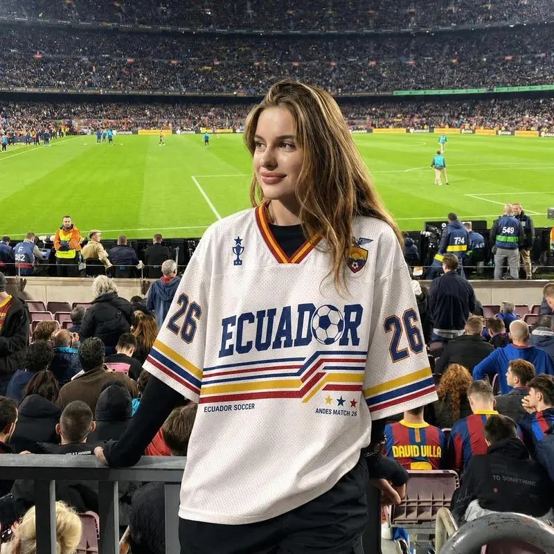 Soccer Mesh Football Jersey, La Tri Shirt, Custom Name & Number, Ecuador Soccer Fan, Personalized, Game Day Gift.