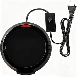 Large Candle Warmer Wax Melter, Warmer Plate for Candle Jar, Wax Cubes Melter, Warmer Plate, Electric Coffee Mug Warmer,  or Various Beverages Warmer, for , Office Desk, etc,  (Black)