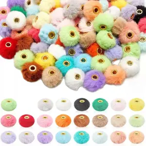 Jovi--A39--Colorful Fuzzy beads