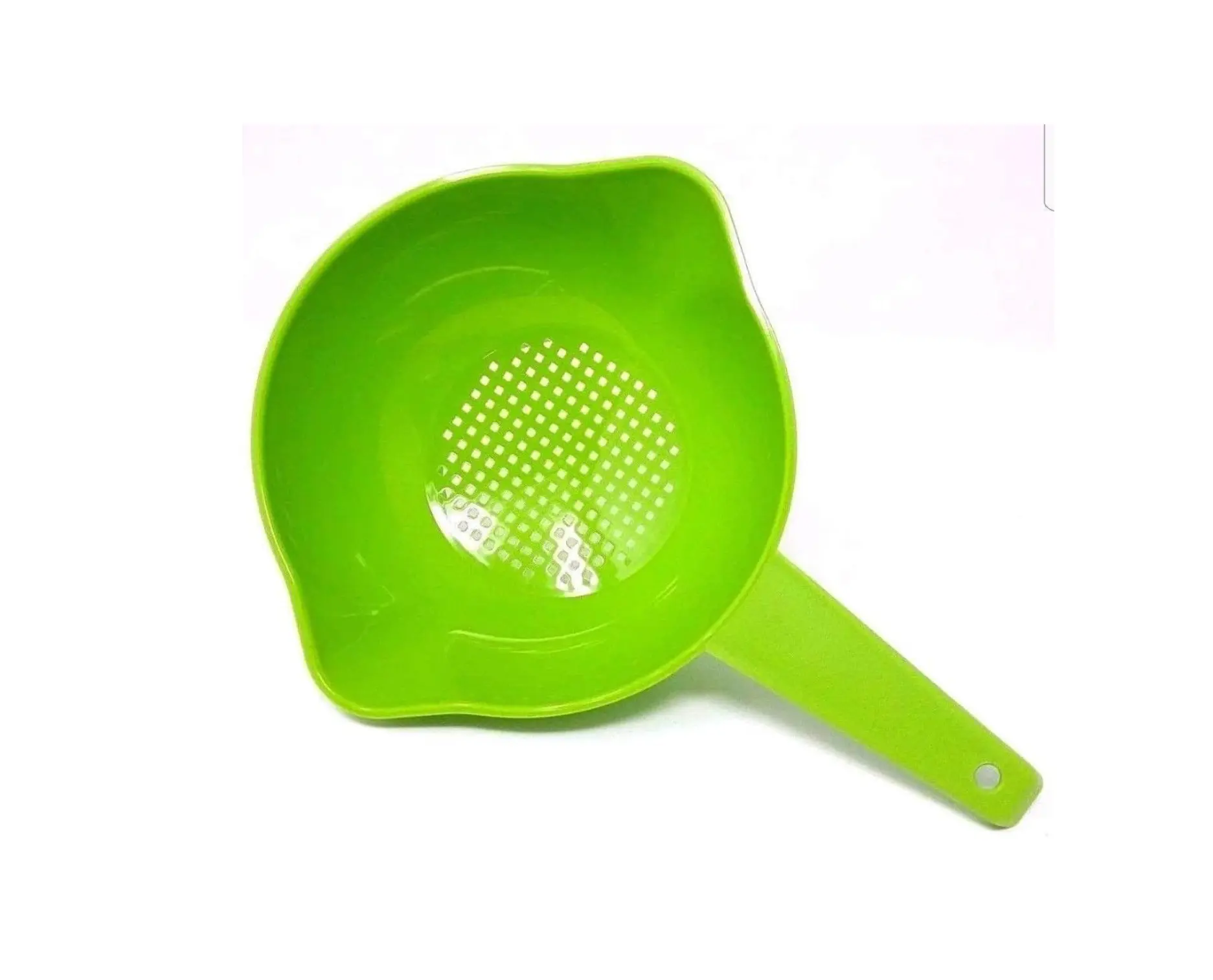 1 Quart Colander with Handle in Color Green 1 Quart Colander with Handle in Color Green
