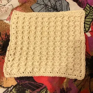 Cream White Dishcloth