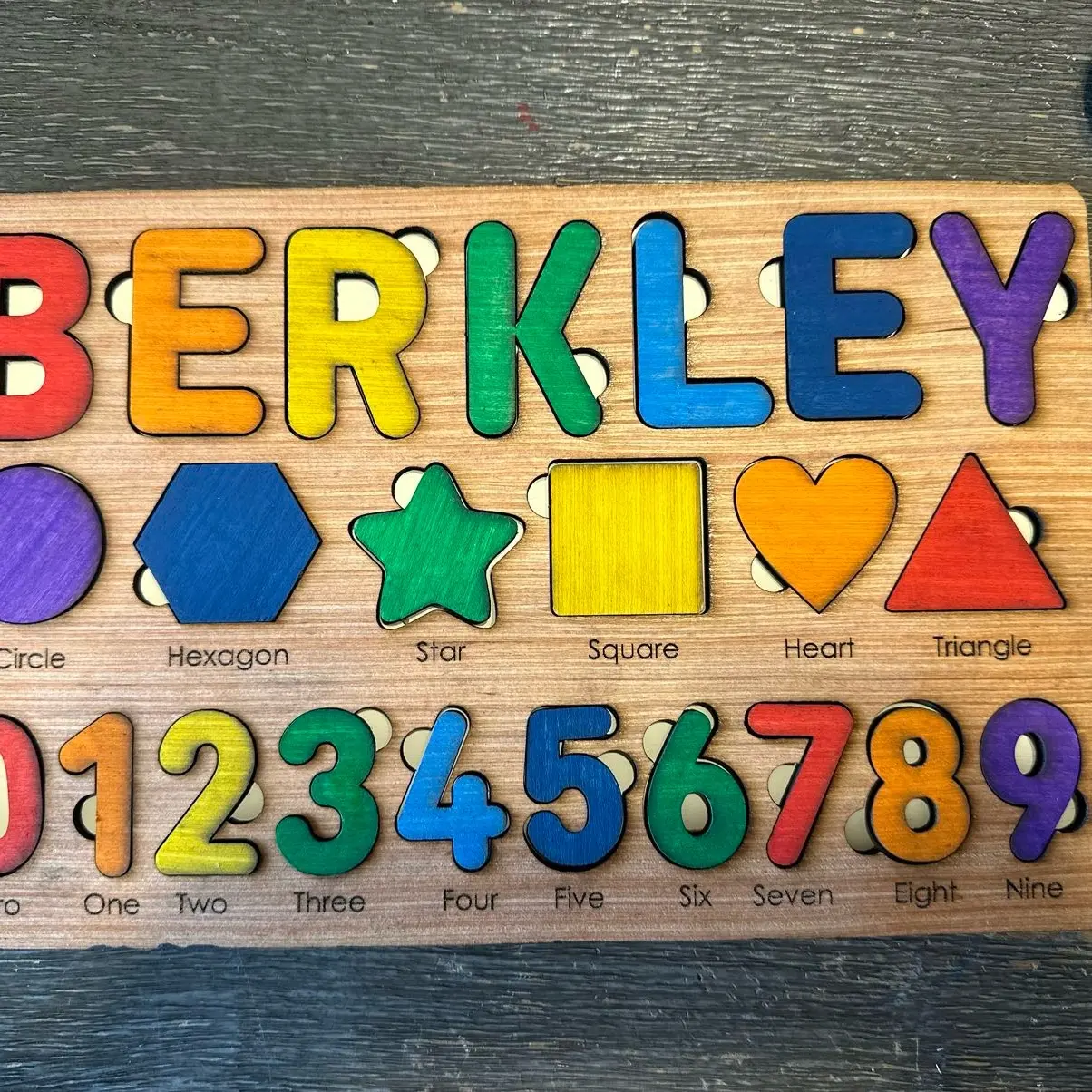 Custom name puzzles