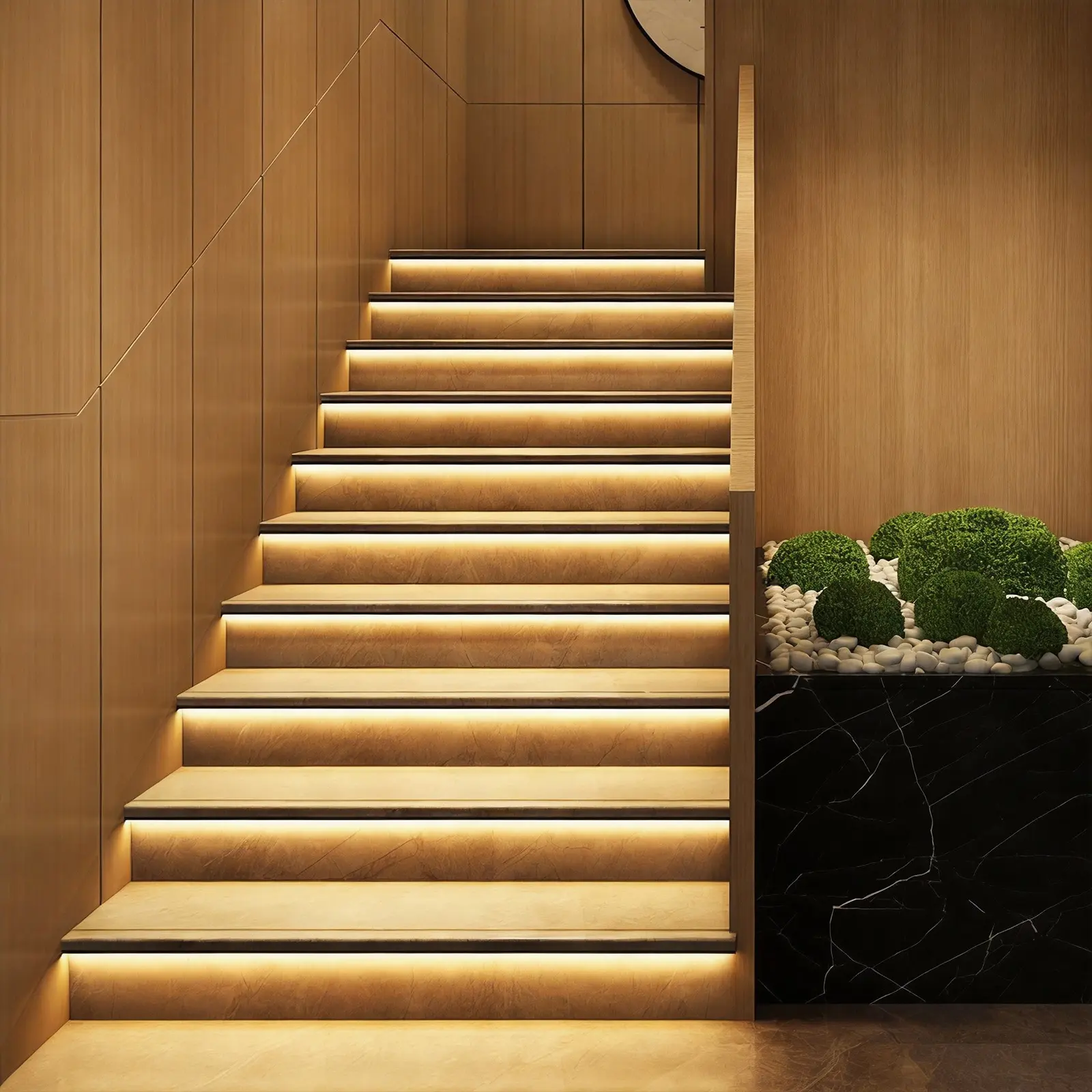 Automatic Motion Sensor LED Stair Lights Kit with Warm White 3000K Glow for Home Safety Night Lighting Fits 12 to 24 Steps Easy Plug and Play Sequential Lighting System with Dimmable COB LED Strips and Remote Control,home makeover,back to school shopping