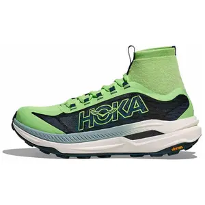 HOKA ONE ONE Tecton X 3 Men's High-Top Trail Running Shoes with Cushioning and Durability Trending Shoes, House White Official Shoes to Get / Maison Mihara