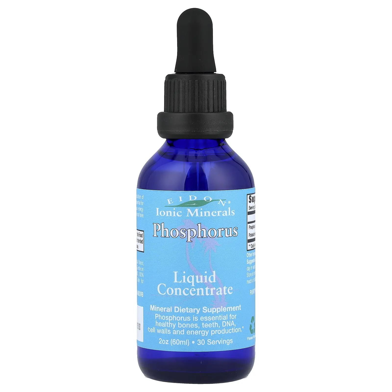 Eidon Ionic Minerals Phosphorus, Liquid Concentrate, 2 oz (60 ml)