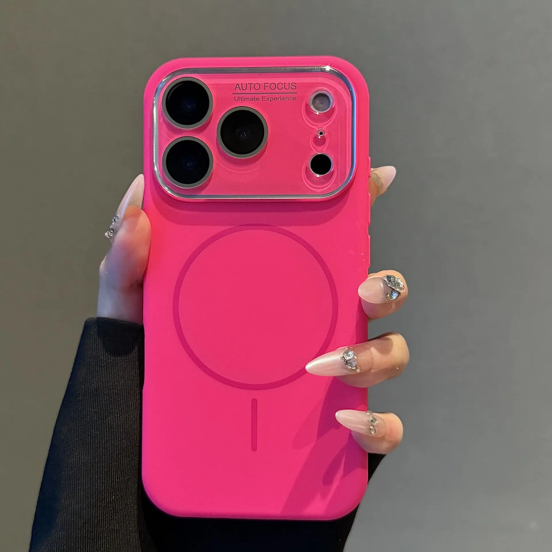 Luxury Matte Frosted Liquid Silicone Phone Case - Durable Protective Cover, Shockproof, Full Camera Lens Protection, MagSafe Compatible Casing for iPhone 13,14,15,16,17 Pro Max Series Fashion Accessory