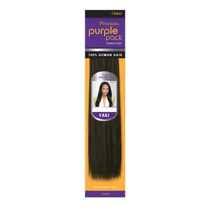 Outre Human Hair Weave Premium Purple Pack Yaki