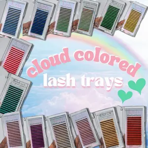 Colored Cloud Lash Trays Colored Cloud Lash Trays