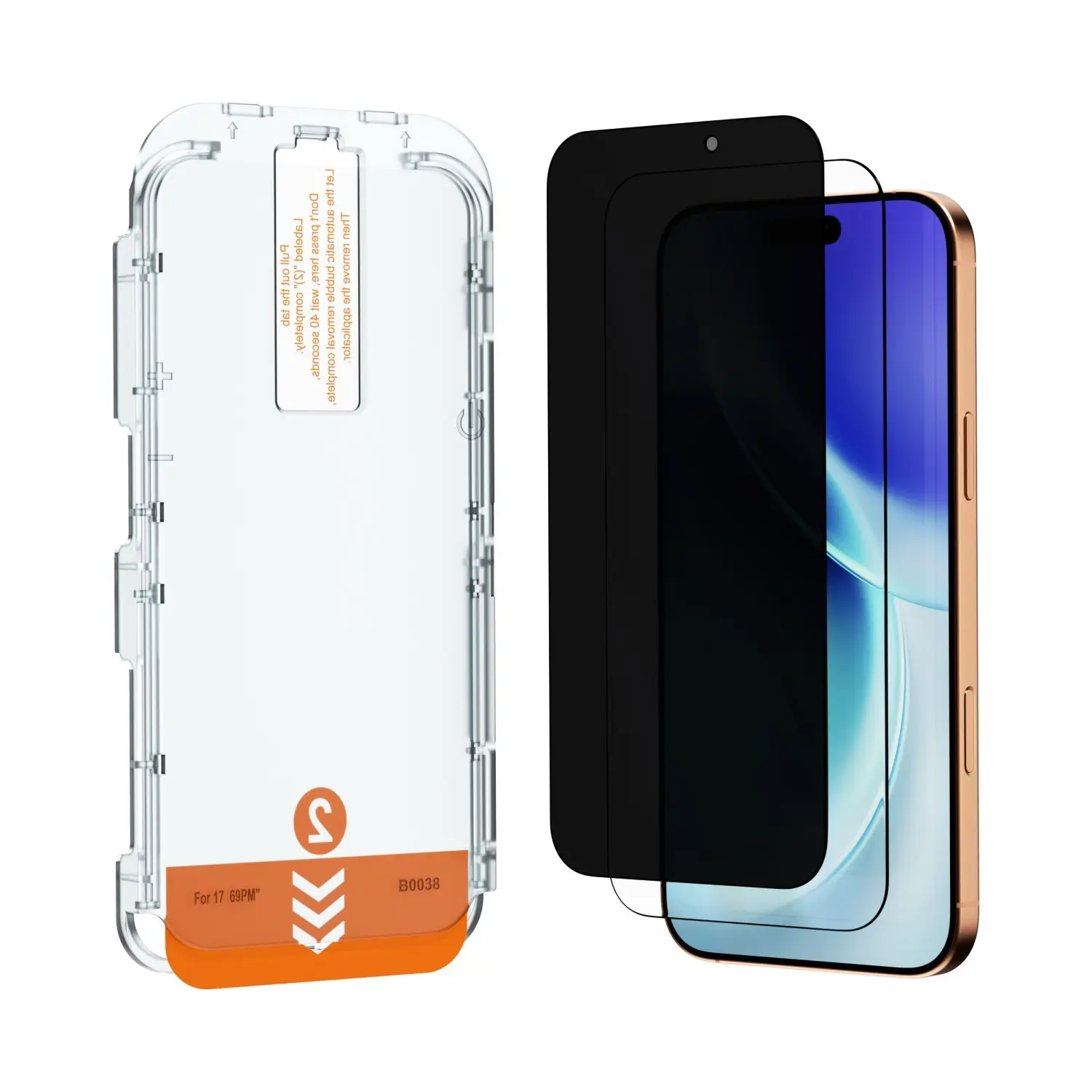 TRANSFORMERS 2-Pack Tempered Glass Screen Protectors, Privacy Screen Protectors, and Dust-Proof Phone Accessories, with Installation Instructions Included, Compatible with iPhone 18 Pro Max, iPhone 17 Pro Max, and iPhone 16 Pro Max Series Models