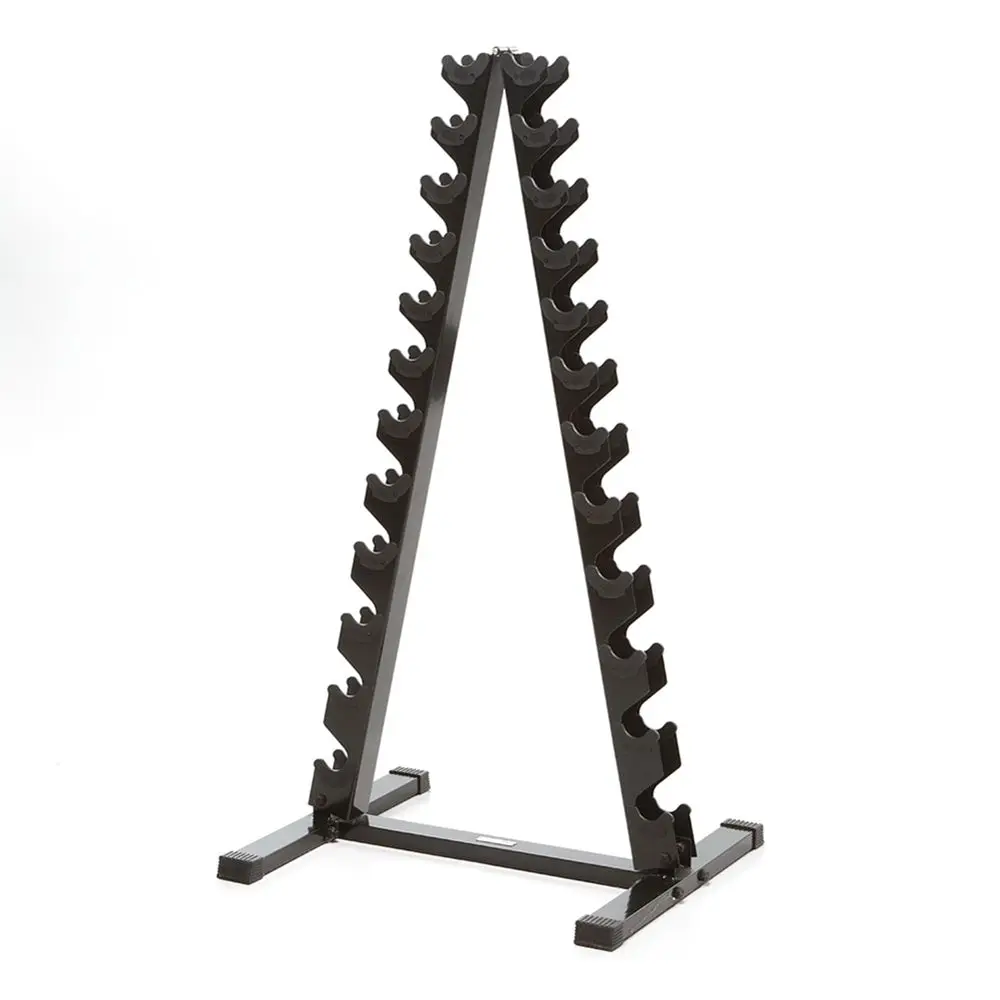Power Systems Vertical Dumbbell Rack, Compact Dumbbell Weight Rack Holds 24 Dumbbells