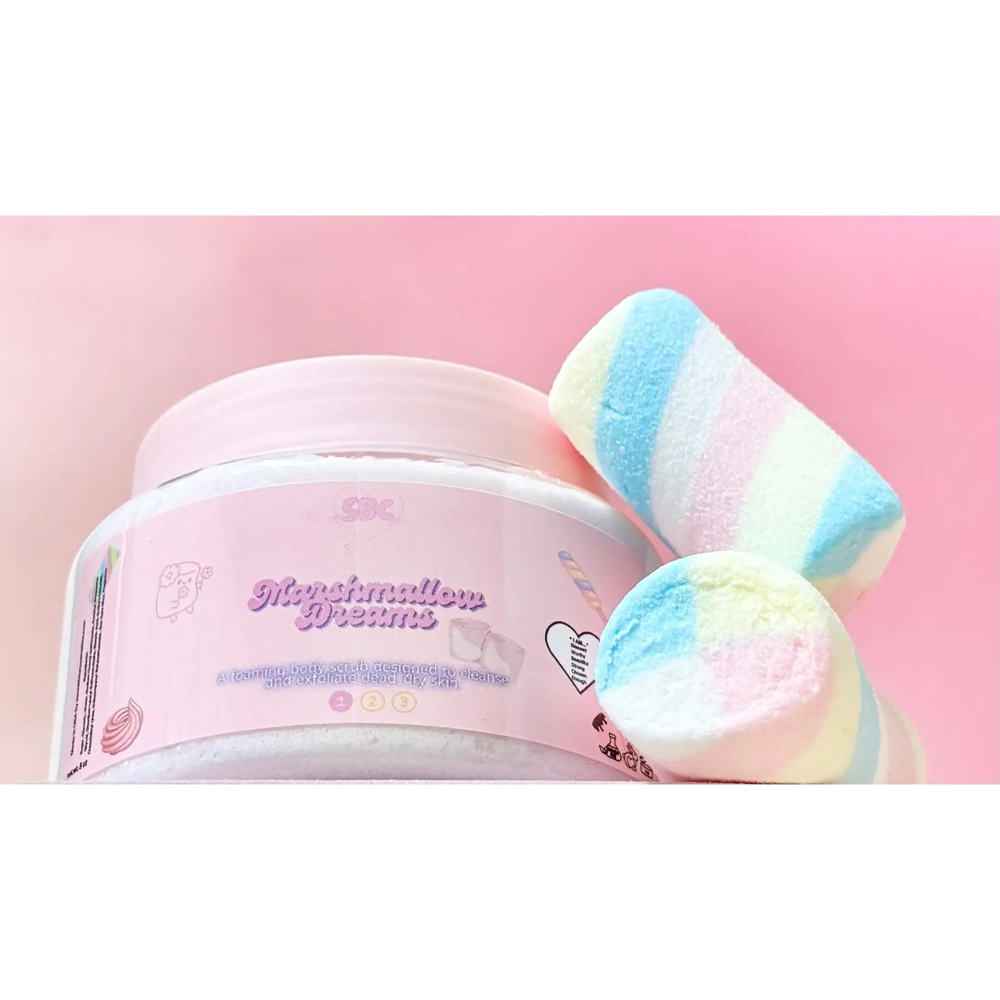 Marshmallow Dreams Foaming Body Scrub