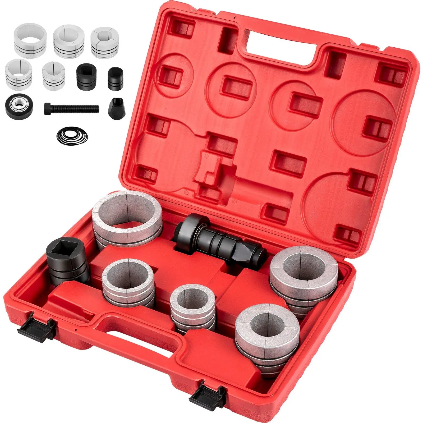 【summerfinds】VEVOR Pipe Stretcher Kit, Exhaust Pipe Stretcher Kit 1-5/8" to 4-1/4", Exhaust Pipe Expander Kit for Tail Pipe Tube, Exhaust Pipe Expander Tool w/Storing Case, 7 Pcs Pipe Expander, Exhaust Stretcher