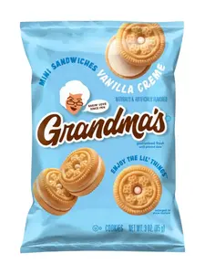 Grandma’s Vanilla Creme Mini Sandwich Cookies 3oz | NYC Bodega Cookies Snack Pack | Nostalgic Corner Store Cookies | Single, 7 Pack or 12 Pack – NY Snack Pantry