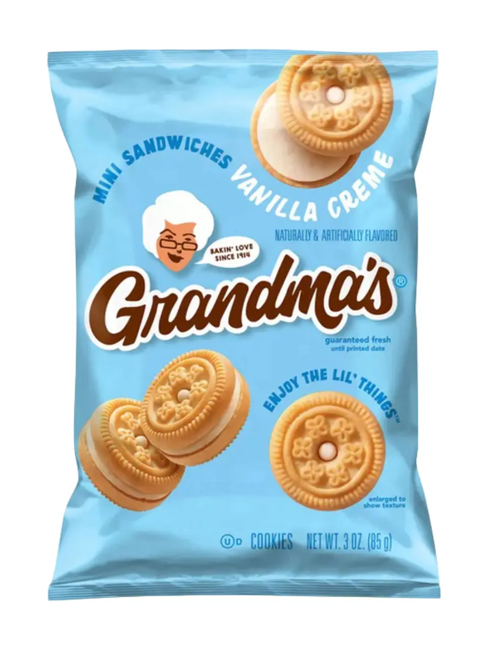 Grandma’s Vanilla Creme Mini Sandwich Cookies 3oz | NYC Bodega Cookies Snack Pack | Nostalgic Corner Store Cookies | Single, 7 Pack or 12 Pack – NY Snack Pantry
