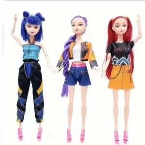 New 11.8 Inch Demon Hunter Doll with Music, Moveable Action Figure, Ideal Gift for Kids and Collectors, Durable Design, Anime Action Figure