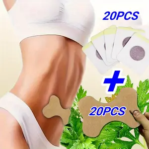 20Pcs Adhesive Heating Patch for Waist and Abdomen, Combined with 20 Counts for Breathability, Portability, Essential for Travel, and Easy To Use