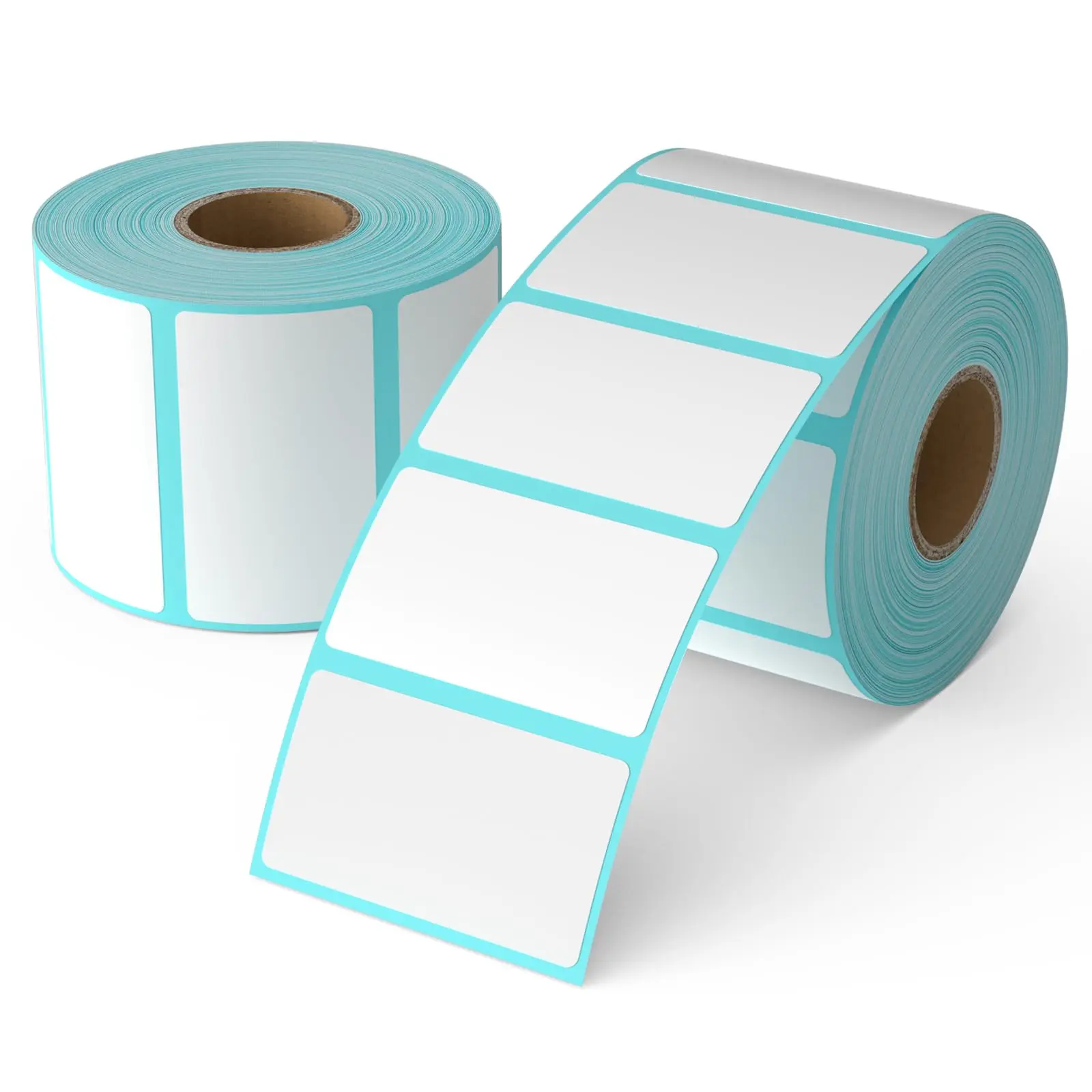 2 Rolls Self Adhesive Shipping Labels (100x150mm/4x6in, 1000 per Roll) - 3-Proof Waterproof, Extra Sticky Blank Barcode Stickers for Bixolon Thermal Label Printer, High-Quality Printing, Jam-Free Crisp Text Mailing Use