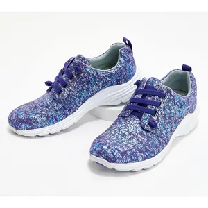 Align Stretch-Lace Leather Sneakers - Velocity