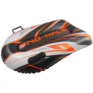 CocoNut Outdoor Orange Cyclone Toboggan Snow Sled