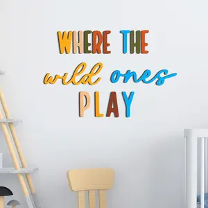 14 Piece Wooden Wall Art Set, Kids Play Area Signs, Indoor Game Room Decor, Bedroom & Living Room, Halloween Thanksgiving Gifts, Decorations Supplies, Home Decor Products