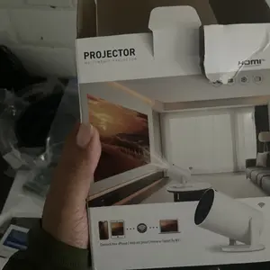 XBJ Diamond Projector 24/5G WiFi 360 Degree HD LED Multifunctional Projector with Built-in Speaker for Home Cinema Outdoor Use and 4K Decoding Ideal Holiday Gift