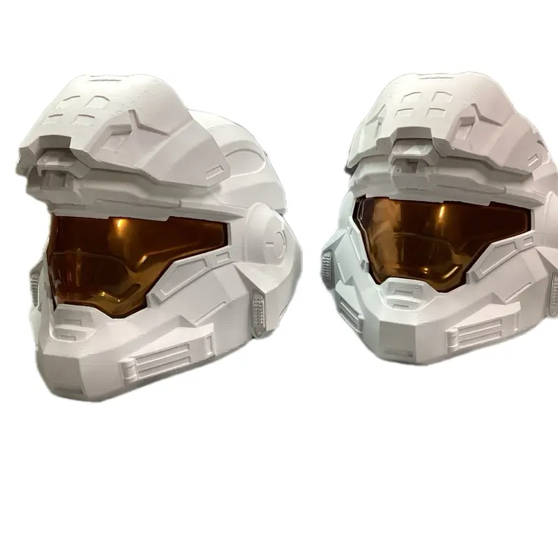 Reach Noble 6 Mark VB Life-Size Realism 3D Printed Helmet Prop - Raw Assembled Helmet with Visor, Detailed DIY Toy for Hobbies, Felt Crafts Projects