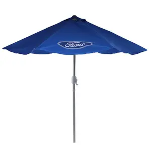 Northlight 9' Ford Umbrella with Hand Crank and Tilt - Blue
