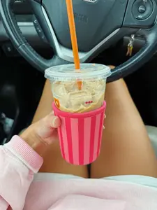 CORAL STRIPED COOZIE CORAL STRIPED COOZIE