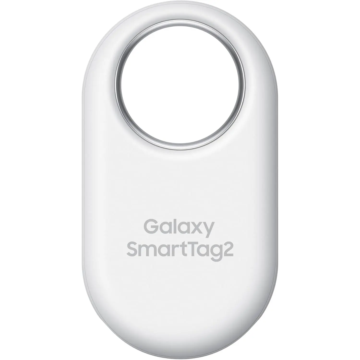 Samsung Galaxy SmartTag2 Durable Bluetooth Tracker Tech & Mini Gadgets - 2023 1-Pack White Item Finder with Carabiner Ring, App Compatibility, Long-Lasting Battery for Keys, Luggage - Works with Android 11+ Smartphones, Tablets, Tech Gadgets
