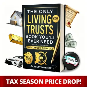 Perfect gift.The Seniors Guide to Living Trusts, Wills & Estate Planning - The Complete 3-in-1: Protect Your Assets, Avoid Probate & Create an Estate Plan Without Costly Lawyers or Family Drama (+Will & Trust Forms) Seniors, Retirement & Estate Planning