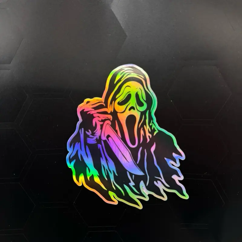 Ghost Decal Sticker - High Quality - Easy Installation - Weather Proof vinyl Decor Decorative
