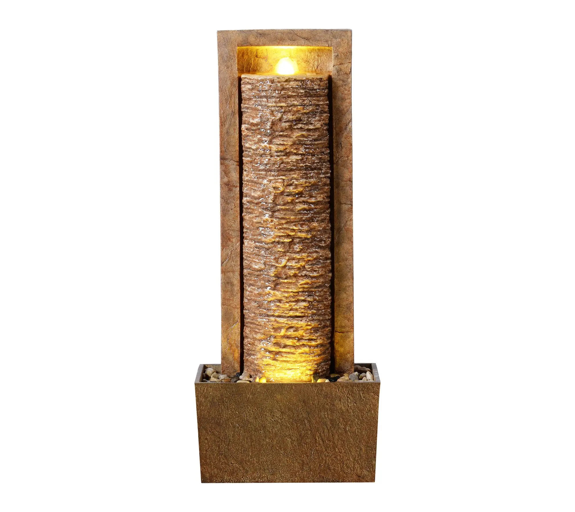 Teamson Home Outdoor 32" Framed Column Water Fountain Teamson Home Outdoor 32" Framed Column Water Fountain
