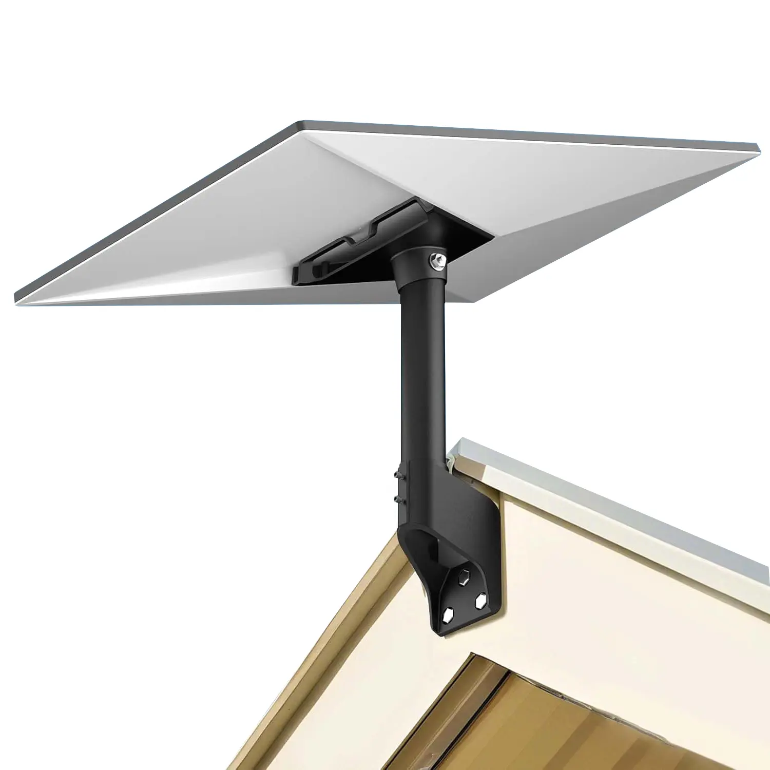 Starlink Third-Generation Adjustable Rotatable Bracket - 360° Rotatable Aluminum Alloy Wall-Ceiling-Roof Support Mount, Compatible with Starlink Standard Edition 4/4X/V3 Audio & Video Accessories, Swivel Bracket