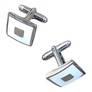 Men classic silver cuff link for shirts
