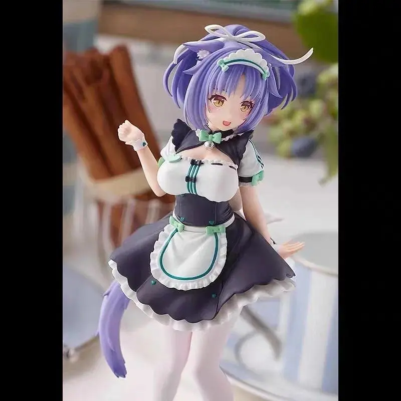 2023 Nekopara Maid Cinnamon Action Figure, 18cm Collectible Toy with Box, Christmas Gift for Anime Fans, Collectibles