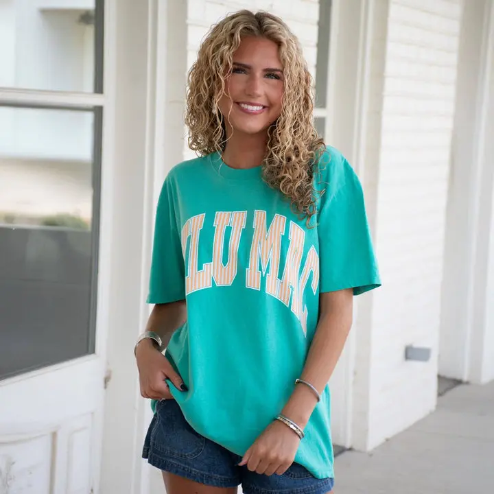 Green T-Shirt with STRIPES ADULT