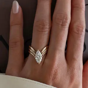 MarquiseShapedMoissaniteS925SimpleInsStyleInlay6*12mmPersonalityandFashion，Perfectforbirthdaygifts,dategifts,anniversarypresents—idealforfriends,family,lovedones,orevenyourselfforeverydaywear