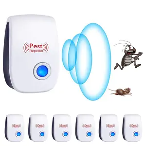 Ultrasonic Pest Control Repeller, Electronic Pest Repellent Plug in Indoor for Insect Roaches Spider Ant Bug Mosquito Mouse Repellent for House Kitchen Garage Warehouse ultrasonic pest