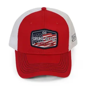 Old Glory Patch Hat - Red